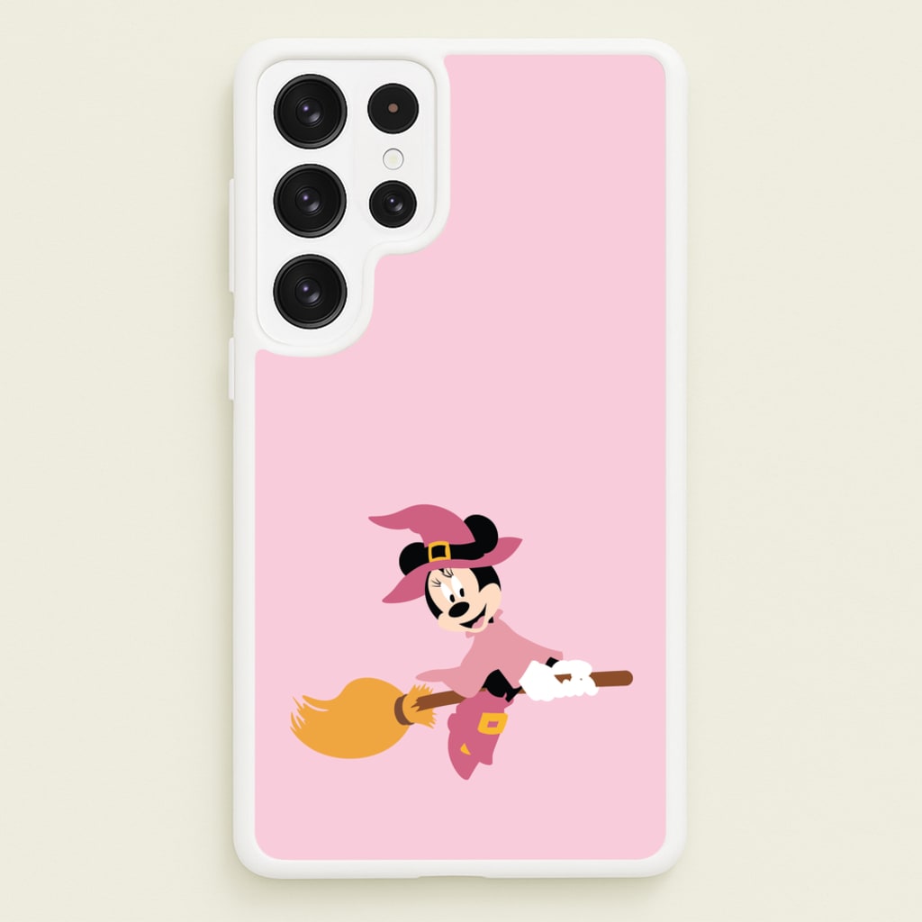 Witch Female Mouse Halloween  - Disney Halloween Phone Case for Galaxy S22 Ultra
