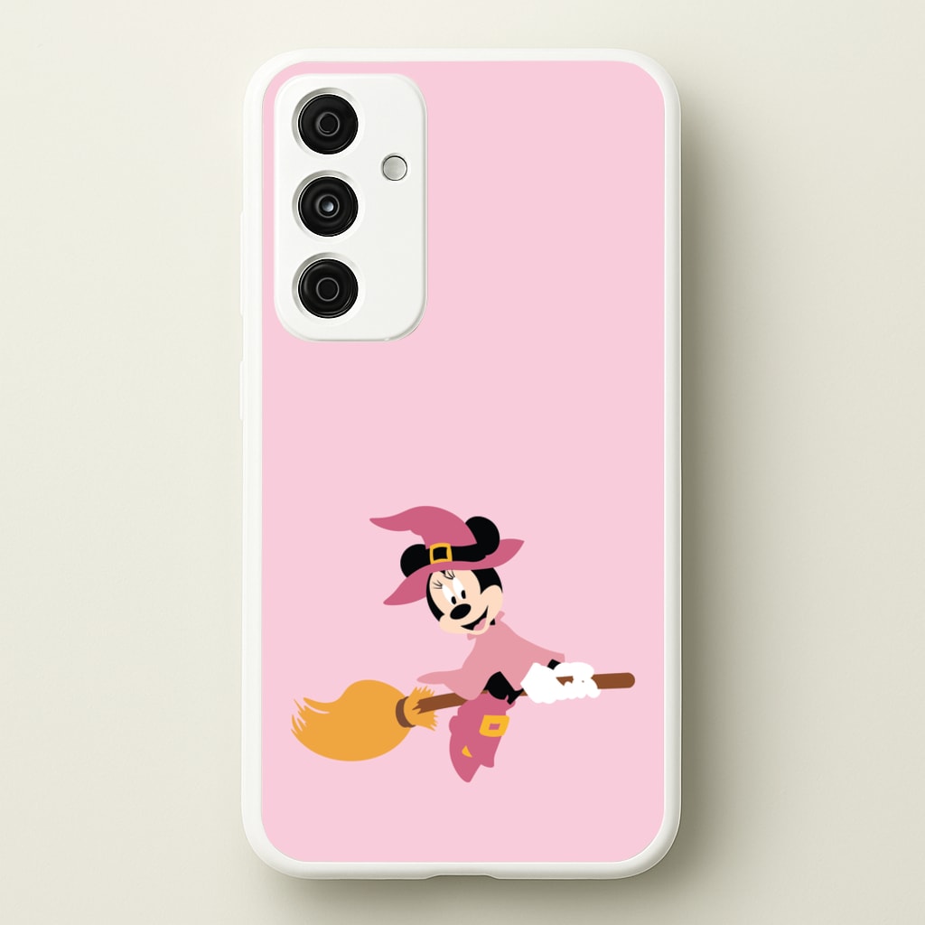 Witch Female Mouse Halloween  - Disney Halloween Phone Case for Galaxy A55