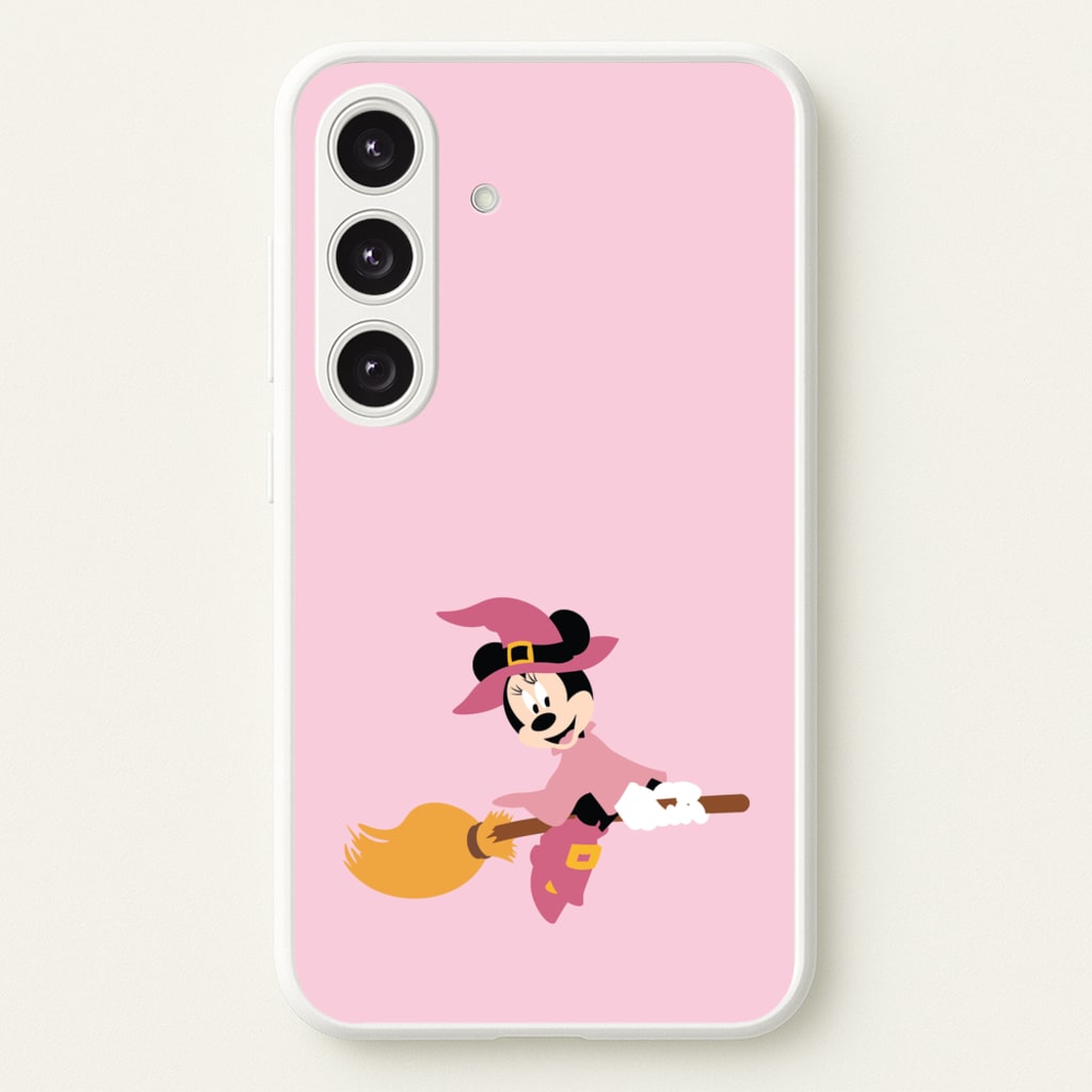 Witch Female Mouse Halloween  - Disney Halloween Phone Case for Galaxy S24