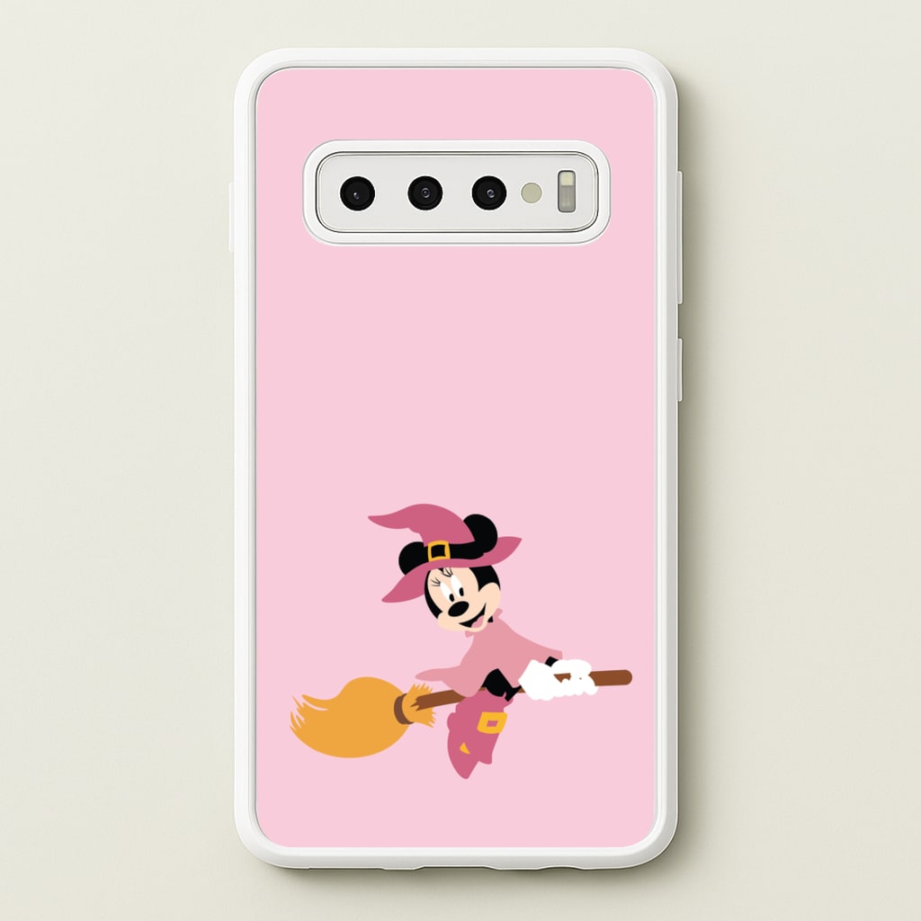 Witch Female Mouse Halloween  - Disney Halloween Phone Case for Galaxy S10 Plus