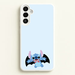 Vampire Alien Blue Halloween  - Disney Halloween Phone Case for Galaxy A36