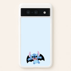 Vampire Alien Blue Halloween  - Disney Halloween Phone Case for Google Pixel 8
