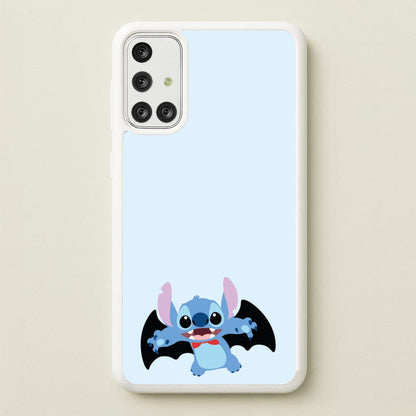 Vampire Alien Blue Halloween  - Disney Halloween Phone Case for Galaxy A71