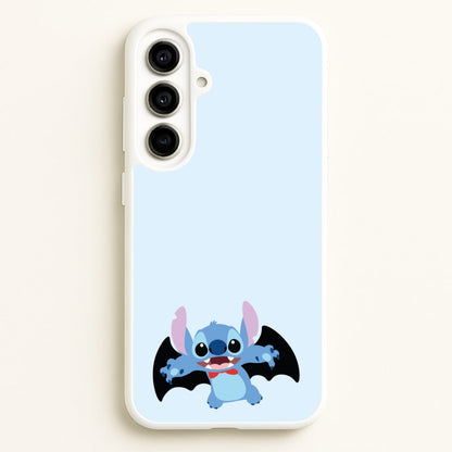 Vampire Alien Blue Halloween  - Disney Halloween Phone Case for Galaxy A56