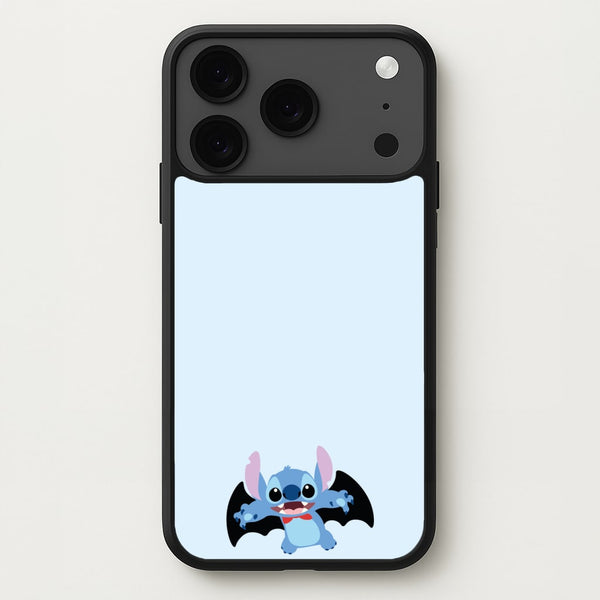 Vampire Alien Blue Halloween Phone Case for iPhone 17 Pro