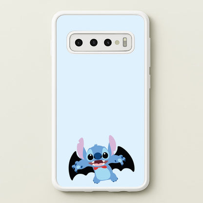 Vampire Alien Blue Halloween  - Disney Halloween Phone Case for Galaxy S10 Plus