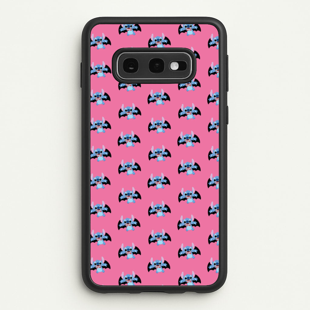 Vampire Alien Blue Pattern Halloween  - Disney Halloween Phone Case for Galaxy S10e