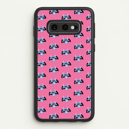 Vampire Alien Blue Pattern Halloween  - Disney Halloween Phone Case for Galaxy S10e