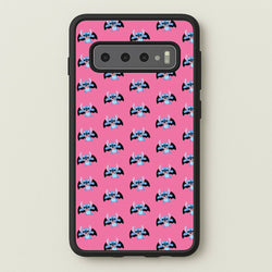 Vampire Alien Blue Pattern Halloween  - Disney Halloween Phone Case for Galaxy S10 Plus