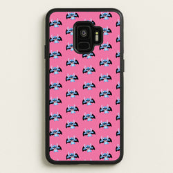 Vampire Alien Blue Pattern Halloween  - Disney Halloween Phone Case for Galaxy S9