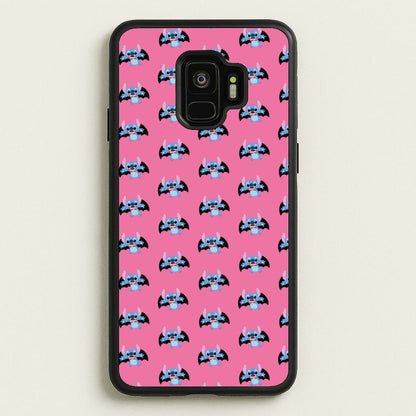 Vampire Alien Blue Pattern Halloween  - Disney Halloween Phone Case for Galaxy S9