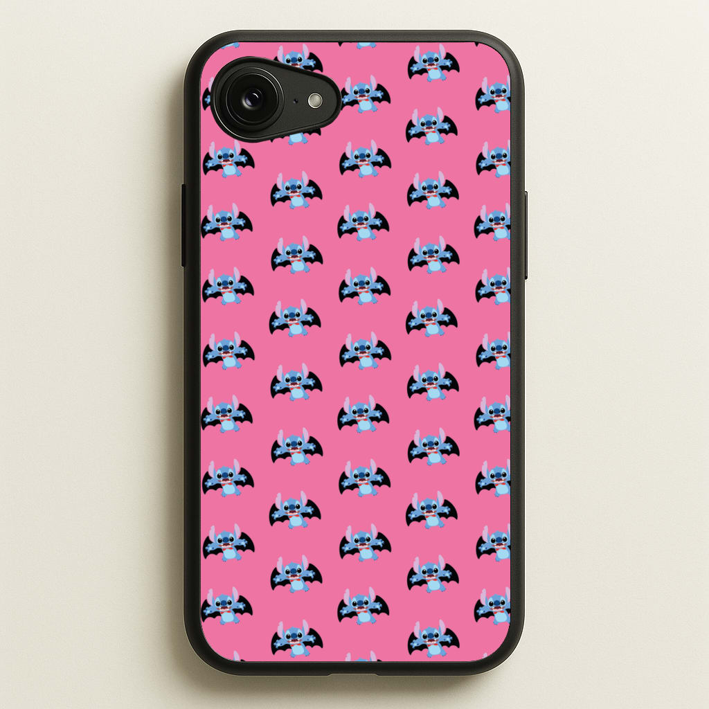 Vampire Alien Blue Pattern Halloween  - Disney Halloween Phone Case for iPhone 16e