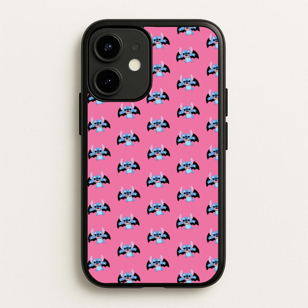 Vampire Alien Blue Pattern Halloween  - Disney Halloween Phone Case for iPhone 12 Mini