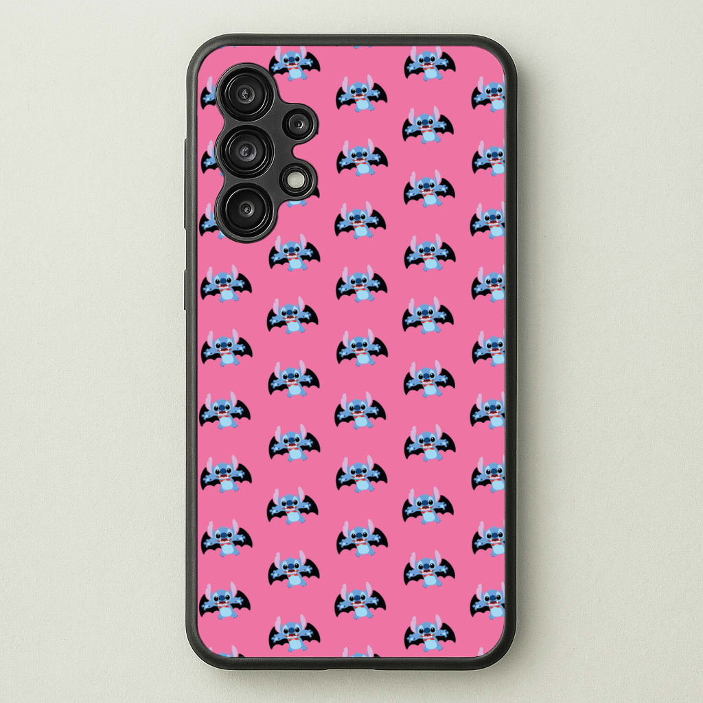 Vampire Alien Blue Pattern Halloween  - Disney Halloween Phone Case for Galaxy A13