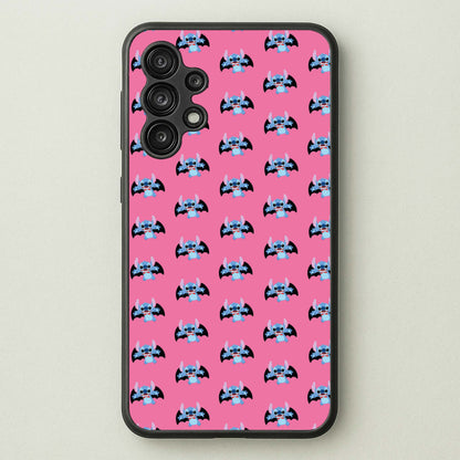 Vampire Alien Blue Pattern Halloween  - Disney Halloween Phone Case for Galaxy A13