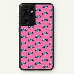 Vampire Alien Blue Pattern Halloween  - Disney Halloween Phone Case for Galaxy S21 Ultra