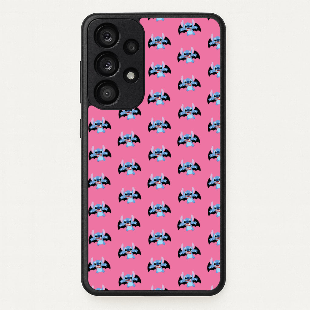 Vampire Alien Blue Pattern Halloween  - Disney Halloween Phone Case for Galaxy A33