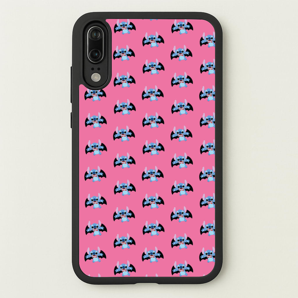Vampire Alien Blue Pattern Halloween  - Disney Halloween Phone Case for Huawei P20