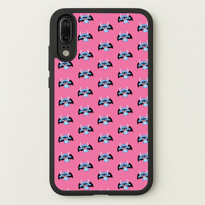 Vampire Alien Blue Pattern Halloween  - Disney Halloween Phone Case for Huawei P20