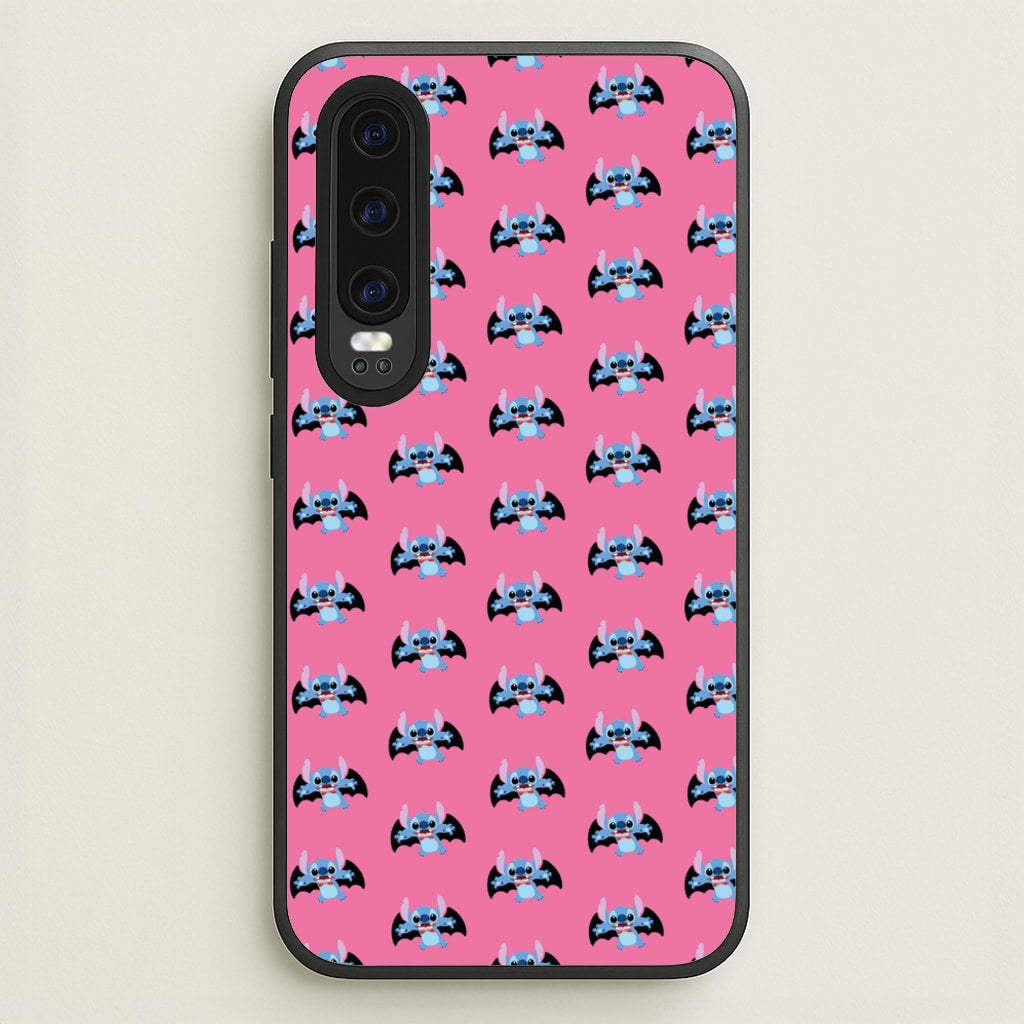 Vampire Alien Blue Pattern Halloween  - Disney Halloween Phone Case for Huawei P30
