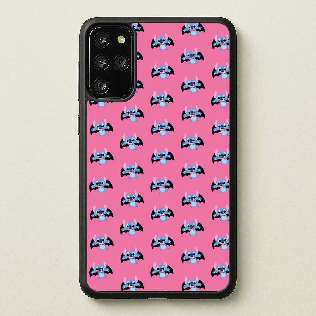 Vampire Alien Blue Pattern Halloween  - Disney Halloween Phone Case for Galaxy S20 Plus