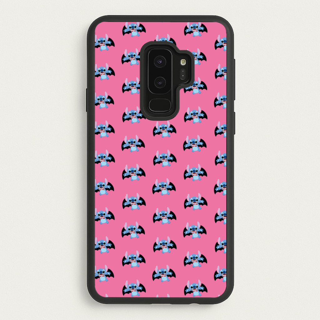 Vampire Alien Blue Pattern Halloween  - Disney Halloween Phone Case for Galaxy S9 Plus