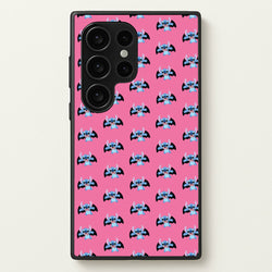Vampire Alien Blue Pattern Halloween  - Disney Halloween Phone Case for Galaxy S24 Ultra