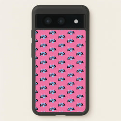 Vampire Alien Blue Pattern Halloween  - Disney Halloween Phone Case for Google Pixel 8a