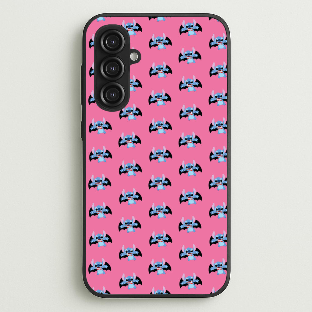 Vampire Alien Blue Pattern Halloween  - Disney Halloween Phone Case for Galaxy S23FE