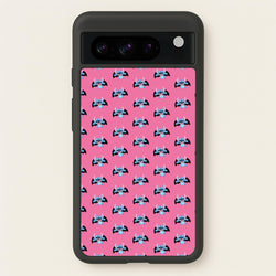 Vampire Alien Blue Pattern Halloween  - Disney Halloween Phone Case for Google Pixel 8 Pro