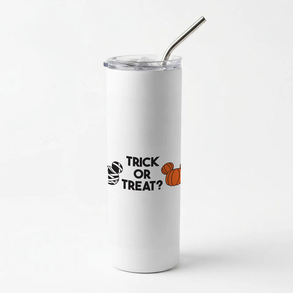 Trick Or Treat Mouse Skinny Tumbler