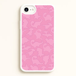 Pink Pattern - Dinosaurs  - Dinosaurs Phone Case for iPhone 6 Plus / 7 Plus / 8 Plus