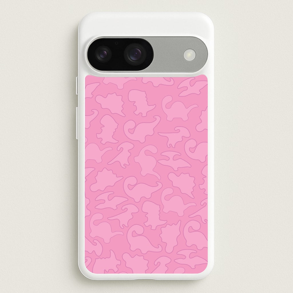Pink Pattern - Dinosaurs  - Dinosaurs Phone Case for Google Pixel 9 / 9 Pro