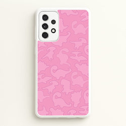 Pink Pattern - Dinosaurs  - Dinosaurs Phone Case for Galaxy A52 / A52s