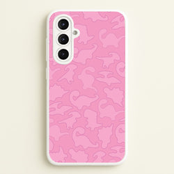 Pink Pattern - Dinosaurs  - Dinosaurs Phone Case for Galaxy A16