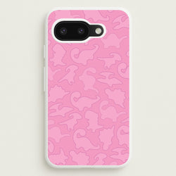 Pink Pattern - Dinosaurs  - Dinosaurs Phone Case for Google Pixel 9a