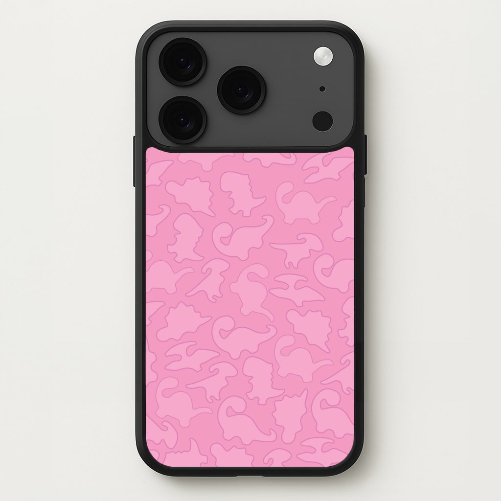 Pink Pattern - Dinosaurs Phone Case for iPhone 17 Pro