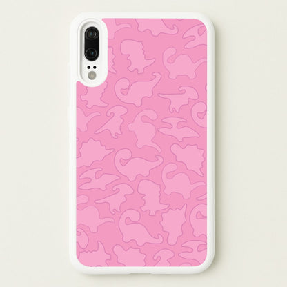 Pink Pattern - Dinosaurs  - Dinosaurs Phone Case for Huawei P20
