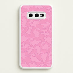 Pink Pattern - Dinosaurs  - Dinosaurs Phone Case for Galaxy S10e