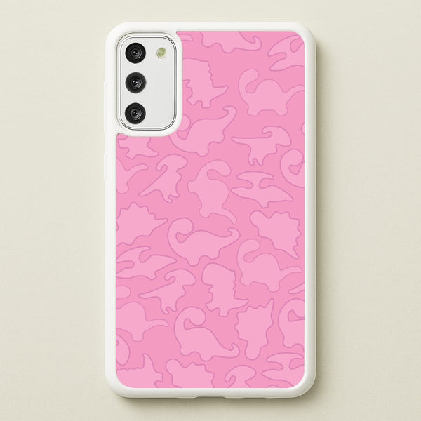 Pink Pattern - Dinosaurs  - Dinosaurs Phone Case for Galaxy A41
