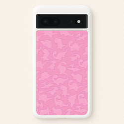 Pink Pattern - Dinosaurs  - Dinosaurs Phone Case for Google Pixel 7