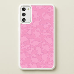 Pink Pattern - Dinosaurs  - Dinosaurs Phone Case for Galaxy S20FE