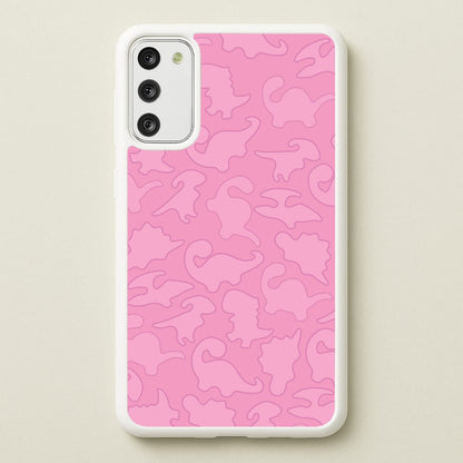 Pink Pattern - Dinosaurs  - Dinosaurs Phone Case for Galaxy S20