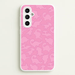 Pink Pattern - Dinosaurs  - Dinosaurs Phone Case for Galaxy A14