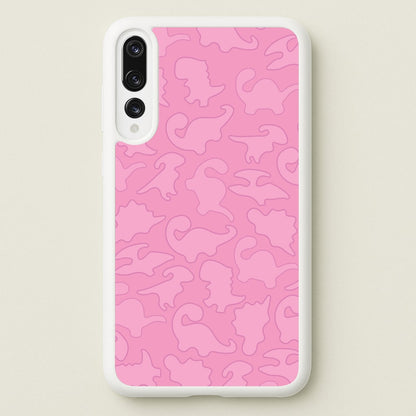 Pink Pattern - Dinosaurs  - Dinosaurs Phone Case for Huawei P20 Pro