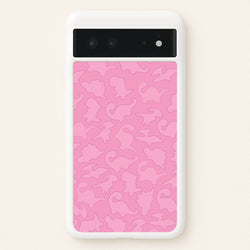 Pink Pattern - Dinosaurs  - Dinosaurs Phone Case for Google Pixel 6
