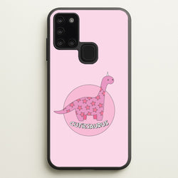 Cutiesaurus - Dinosaurs  - Dinosaurs Phone Case for Galaxy A21s