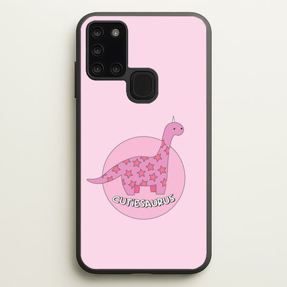 Cutiesaurus - Dinosaurs  - Dinosaurs Phone Case for Galaxy A21s