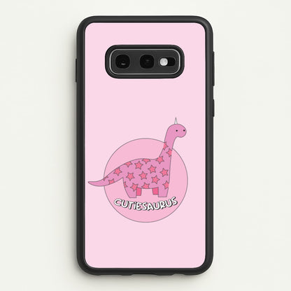 Cutiesaurus - Dinosaurs  - Dinosaurs Phone Case for Galaxy S10e