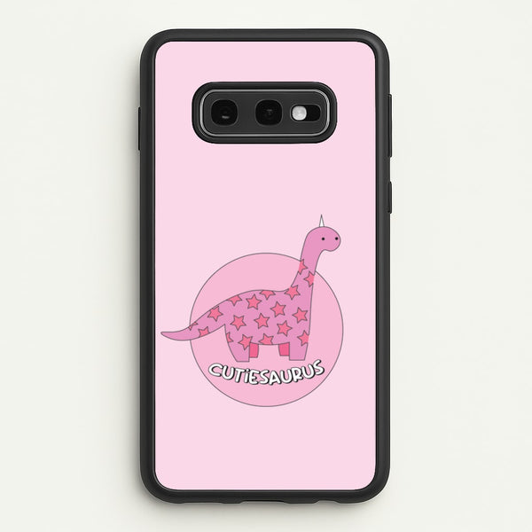 Cutiesaurus - Dinosaurs  - Dinosaurs Phone Case for Galaxy S10e